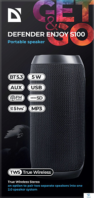 картинка Портативная колонка Defender Enjoy S100