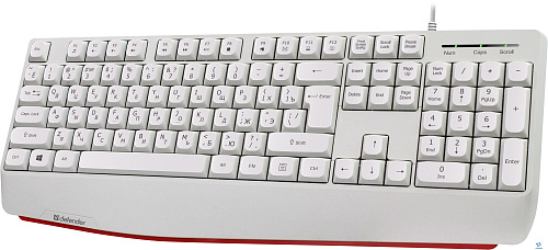 картинка Клавиатура Defender Atom HB-546 белый