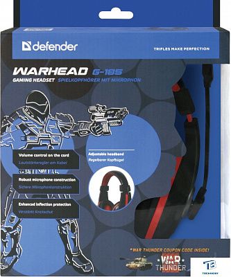 картинка Наушники Defender Warhead G-185 64106