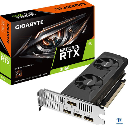 картинка Видеокарта Gigabyte RTX 3050 (GV-N3050OC-6GL)