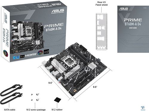 картинка Материнская плата Asus Prime B760M-A D4-CSM