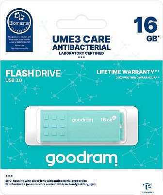 картинка Флэш накопитель Goodram 16GB UME3-0160CRR11