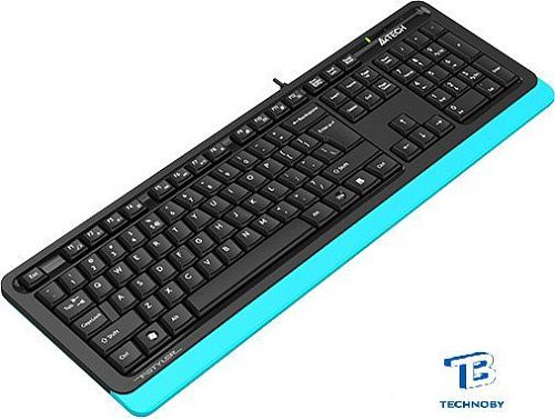 картинка Клавиатура A4Tech Fstyler FKS10 Черный/синий