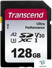 картинка Карта памяти Transcend 128GB TS128GSDC340S