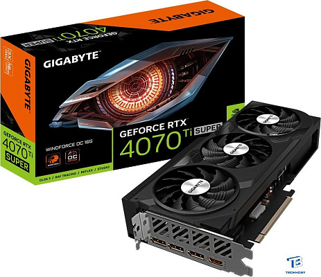 картинка Видеокарта Gigabyte RTX 4070 Ti Super (GV-N407TSWF3OC-16GD)