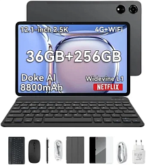 картинка Планшет Blackview Mega 3 LTE 12-256-GR с чехлом и аксессуарами