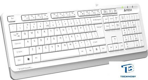 картинка Клавиатура A4Tech Fstyler FKS10 Белый/серый