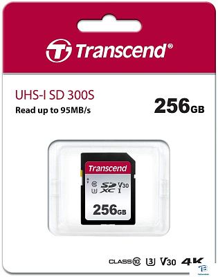 картинка Карта памяти Transcend 256GB TS256GSDC300S