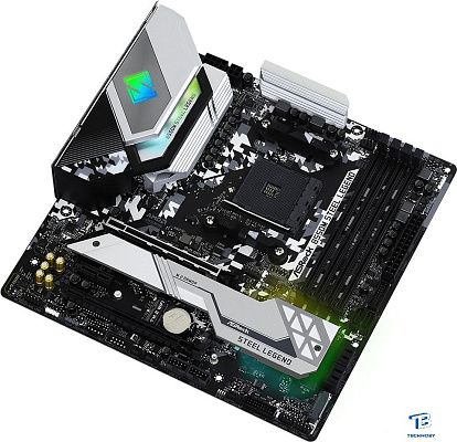 картинка Материнская плата ASRock B550M STEEL LEGEND