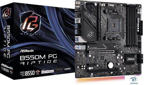 картинка Материнская плата ASRock B550M PG RIPTIDE