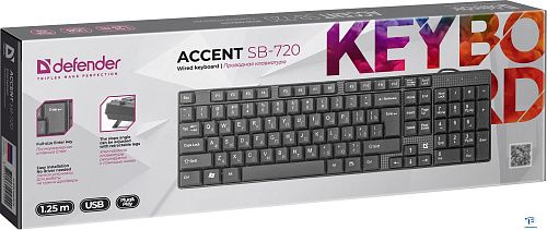 картинка Клавиатура Defender Accent SB-720 45720