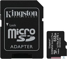 картинка Карта памяти Kingston SDCS2/512GB