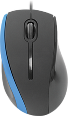 картинка Мышь Defender MM-340 черный/синий