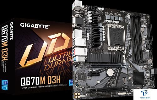 картинка Материнская плата Gigabyte Q670M D3H DDR5