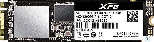 картинка Накопитель SSD A-Data 512Gb ASX8200PNP-512GT-C