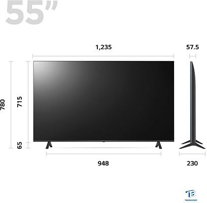 картинка Телевизор LG 55UR78006LK