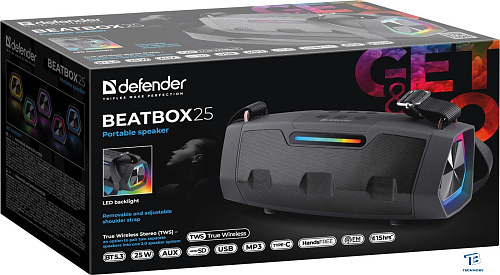 картинка Портативная колонка Defender Beatbox 25