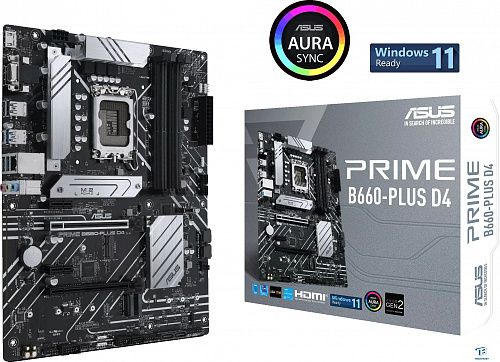 картинка Материнская плата Asus PRIME B660-PLUS D4