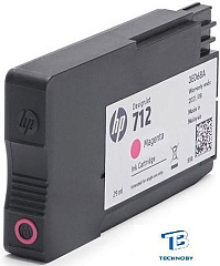 картинка Картридж HP 3ED68A 712 красный