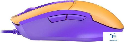 картинка Мышь A4Tech Bloody L65 Max Желтый/фиолетовый