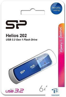 картинка Флэш накопитель Silicon-Power 64GB SP064GBUF3202V1B