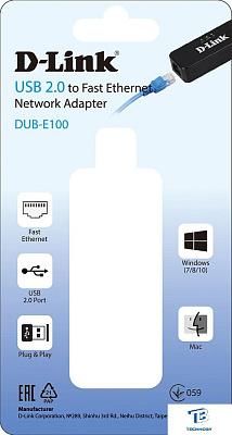 картинка USB хаб D-link E100/E1A