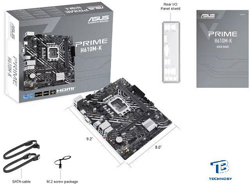 картинка Материнская плата Asus Prime H610M-K