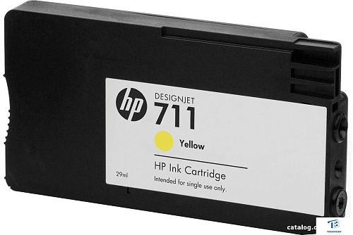 картинка Картридж HP CZ132A 711 желтый