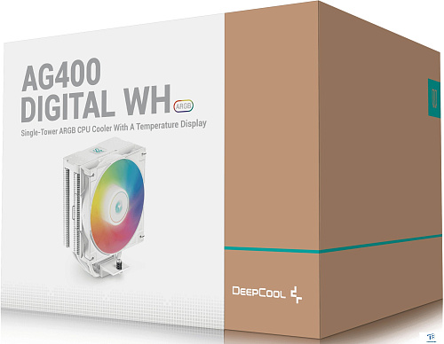 картинка Кулер DeepCool AG400 DIGITAL WH ARGB