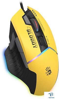 картинка Мышь A4Tech Bloody W95 Max Sport желтый