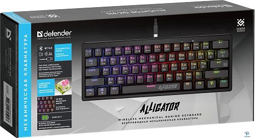 картинка Клавиатура Defender Alligator GK-315 черный