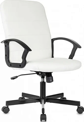 картинка Кресло Бюрократ Triest Белый экокожа