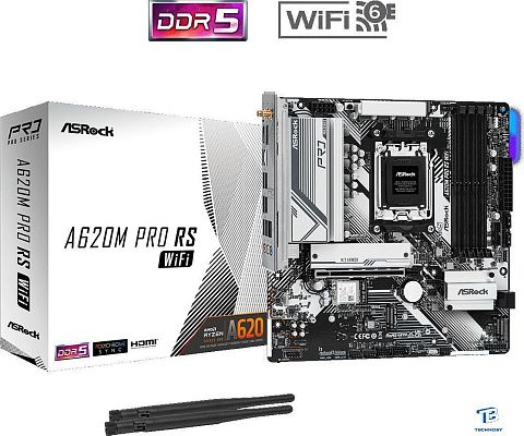 картинка Материнская плата ASRock A620M Pro RS WiFi