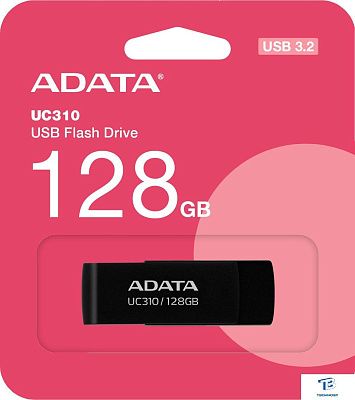 картинка Флэш накопитель A-Data 128GB UC310-128G-RBK