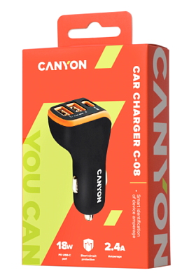 картинка Зарядное устройство Canyon CNE-CCA08BO
