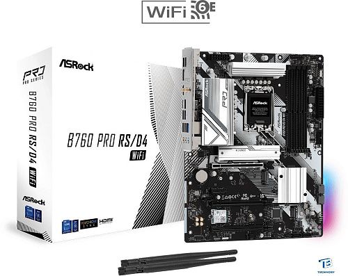 картинка Материнская плата ASRock B760 PRO RS/D4 (WI-FI)