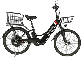 картинка Электровелосипед Samebike Е-Alfa New SB-E-ALFA350-36/10 (черный)