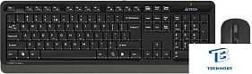 картинка Набор (Клавиатура+мышь) A4Tech FG1010 черный/серый