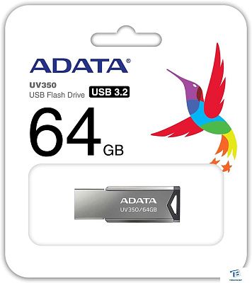 картинка Флэш накопитель A-Data 64GB AUV350-64G-RBK