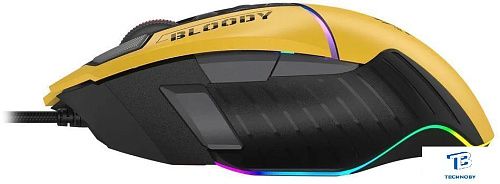картинка Мышь A4Tech Bloody W95 Max Sport желтый