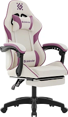 картинка Кресло Defender Serenity 64833 Белый/фиолетовый