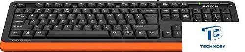 картинка Клавиатура A4Tech Fstyler FKS10 Черный/оранжевый