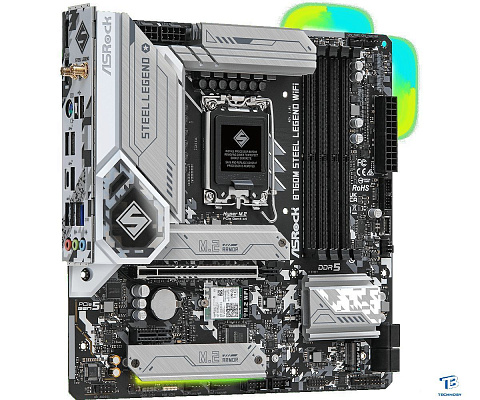 картинка Материнская плата ASRock B760M Steel Legend (Wi-Fi)