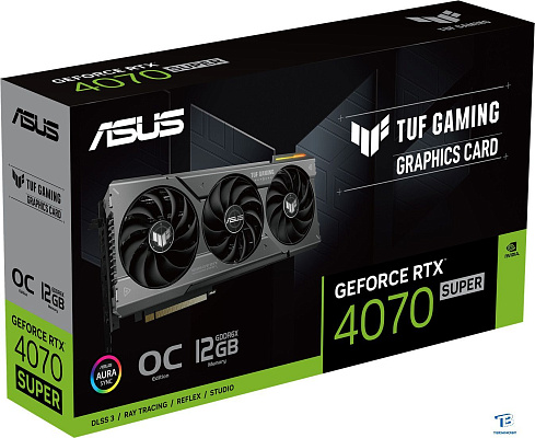 картинка Видеокарта Asus RTX 4070 Super (TUF-RTX4070S-O12G-GAMING)