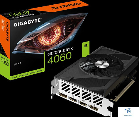 картинка Видеокарта Gigabyte RTX 4060 (GV-N4060D6-8GD)