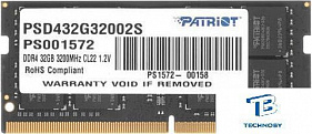 картинка ОЗУ Patriot PSD432G32002S