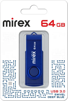 картинка Флэш накопитель Mirex 64GB 13600-FM3BSL64