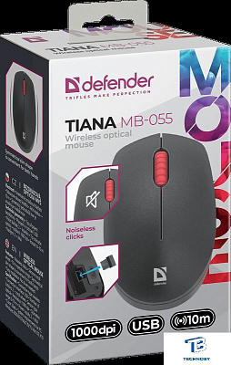 картинка Мышь Defender Tiana MB-055 черный