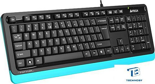 картинка Клавиатура A4Tech Fstyler FKS10 Черный/синий