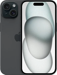 картинка Смартфон iPhone 15 Black 256GB MTP63